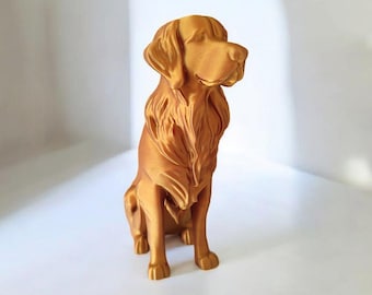 Golden Retriever Statue