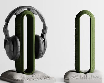 Cómodo soporte para auriculares