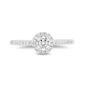 Enchanted Disney Fine Jewelry 2.02 CT Diamond Majestic Princess 925 Sterling Silver Ring