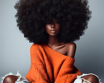 Black Girl Magic PNG: Afro Girly Clipart, Melanin Queen (Digital DownloadPng Instant Download, Digital File