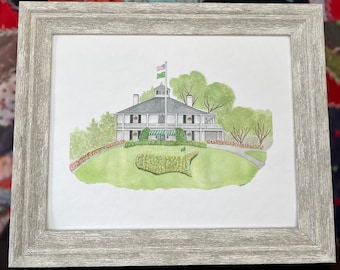Impression aquarelle The Clubhouse