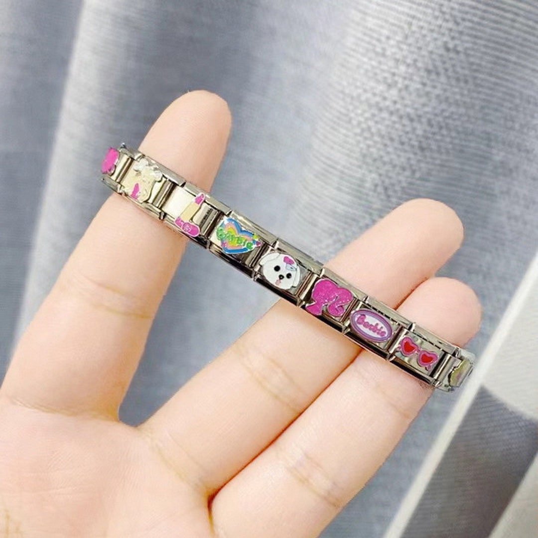 Italian Charm Bracelet Vintage Italian Charm Bracelet Etsy Australia