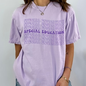 Comfort Colors® Special Education Teacher Shirts, Special Education Teacher Gifts, Sped Teacher Shirt, Autism Teacher Shirt, Sped Shirt Gift