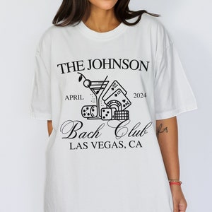 Custom Las Vegas Bachelorette Shirt,Luxury Bachelorette Merch Comfort Colors,Retro Casino Bach Trip Tee,Poker Dice Bachelorette Party Shirts