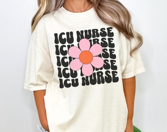 Comfort Colors ICU Nurse Shirt,Critical Care Nurse,Intensive Care Nurse Shirt,ICU Nurse TShirt,New Grad Nurse Gift,ICU Rn Shirt,Trauma Nurse