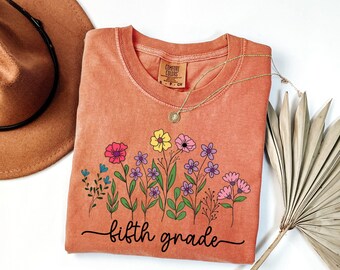 Comfort Colors® Fifth Grade Teacher Shirt, Fifth Grade Teacher Team Shirt, 5th Grade Teacher Back to School Shirt, 5th Grade Teacher Gifts