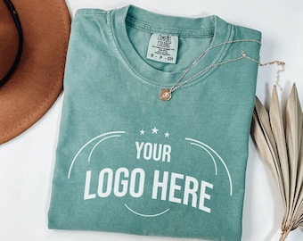 Comfort Colors® Custom Logo Shirt, Personalized Company Logo Shirt, Business Logo Shirt, Custom School Logo, Team Logo Shirt ,Custom Shirt