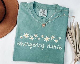 Comfort Colors® Er Nurse Shirt, Emergency Nurse Gift, Er Shirt, Nurse Week Shirt, Gift For Er Nurse, Emergency Department Shirt, ED Nurse