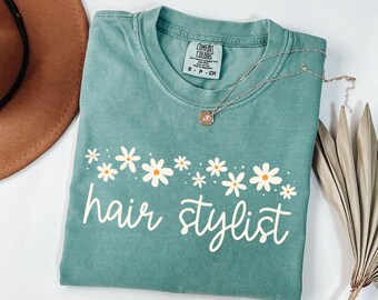 Comfort Colors® Hair Stylist Shirt, Hairstylist Tee, Hair Dresser T-shirt, Gift For Hair Sylist, Hair Dresser Gift, Hair Therapist Shirt