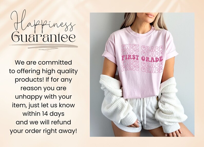 Comfort Colors® First Grade Teacher Shirt, Comfort Colors First Grade Shirt, 1st Grade Teacher Shirt,Gift For Teacher,Groovy Teacher T-Shirt image 10