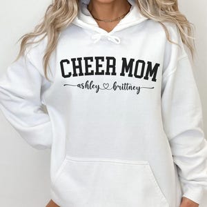 Custom Cheer Mom Hoodie, Cheer Mom Hoodie, Cheer Mom Gift, Cheer Mama Sweatshirt, Cheer Mom Sweatshirt, Cheer Mom, Custom Mom Sweatshirt