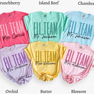 Comfort Colors® ELL Teacher Shirt, Ell Team Shirts, Teacher Gifts, Esl Teacher Squad Shirts, School Shirt, English Language Teacher Shirt
