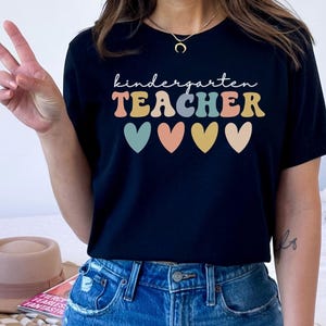 Kindergarten Teacher Shirt, Kindergarten Teacher T-Shirt, Teacher Appreciation, Gift For Teachers, Back To School Shirt, First Day Of School