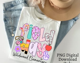 Custom Elementary Field Day png Design