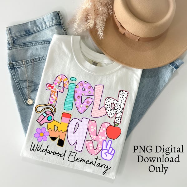 Diseño PNG personalizado para el Día de Campo de Primaria