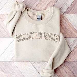 Soccer Mom Sweatshirt, Soccer Sweatshirt, Soccer Mom Crewneck Sweatshirt, Game Day Sweatshirt, Soccer Lover Gift, Gift For Mom, Soccer Mama