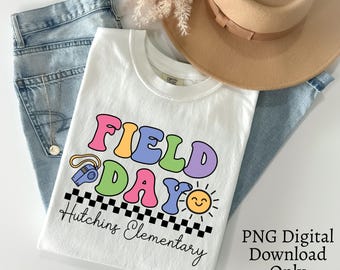 Custom Elementary Field Day png Design