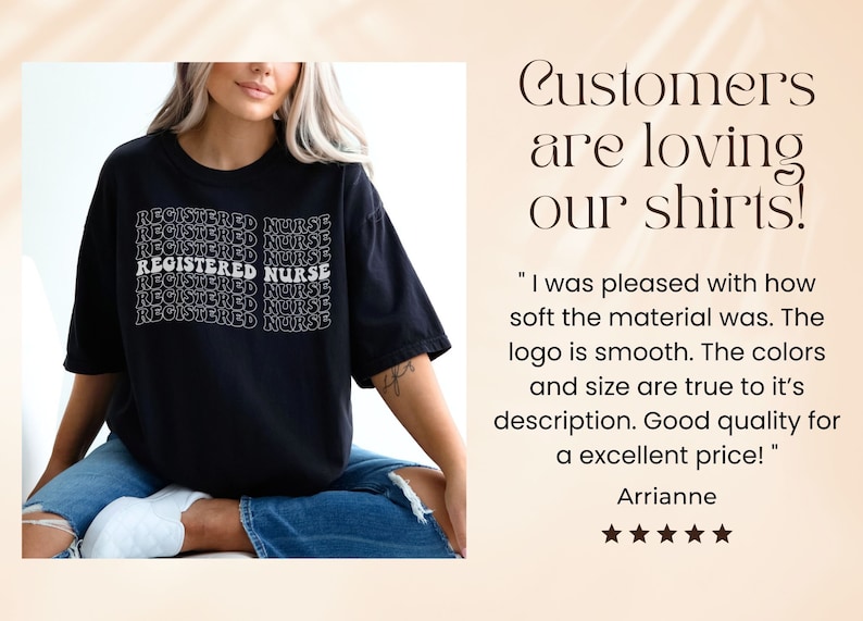 Registered Nurse Shirt, Comfort Colors Nurse Shirt, RN Graduation Gifts, RN Shirt, New Nurse Gifts, Nurse Graduation Gifts,Retro Nurse Shirt Black