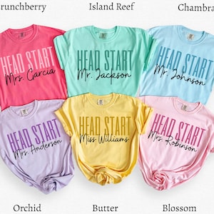 Comfort Colors® Head Start Teacher Shirts, Head Start Team T-Shirt, Custom Teacher Shirts, Head Start Teacher Gift, Head Start Squad Shirt