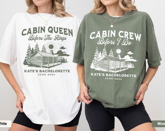 Custom Cabin Bachelorette Shirts,Cabin Crew Before I Do Shirts,Camp Bach,Custom Comfort Colors Mountain Bachelorette Tshirts,Cabin Crew Tees