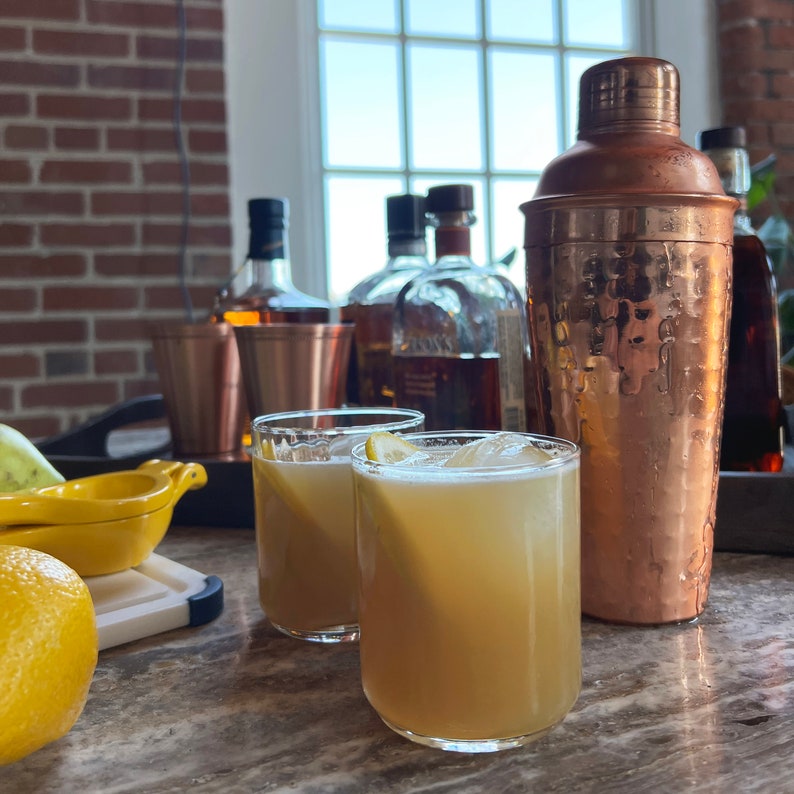 Hammered Copper Cocktail Shaker Etsy