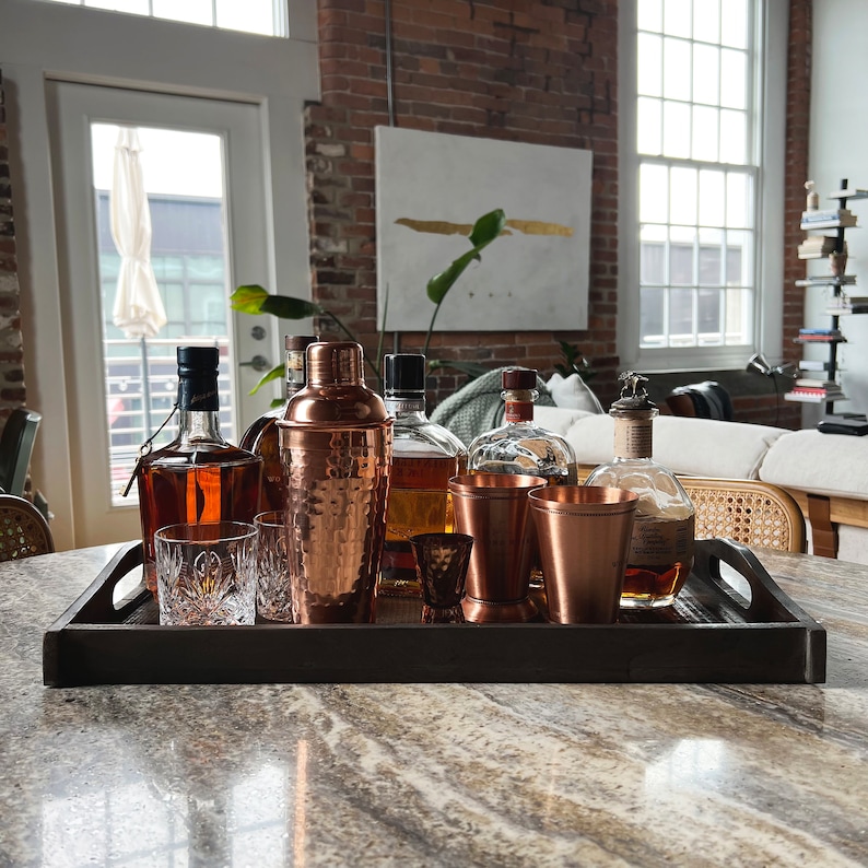 Hammered Copper Cocktail Shaker Etsy