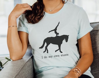 equestrian vaulting shirt, gymnastics on horseback tee, equestrian vaulter gift, horse sport t-shirt, gift for woman horse lover