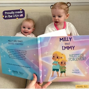 Perfect Personalized Christmas Siblings Book, My Sibling & Me, Best Custom Gift for Brothers/Sisters, Sibling Xmas Gift Stocking Stuffer, US