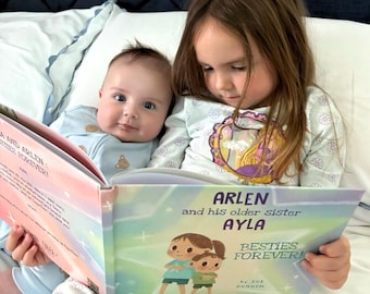 Personalized Book for Siblings: My Older Sibling & Me, Personalized Gift, Custom Book, Gift from Younger Brother/Sister to Older, Gift Idea