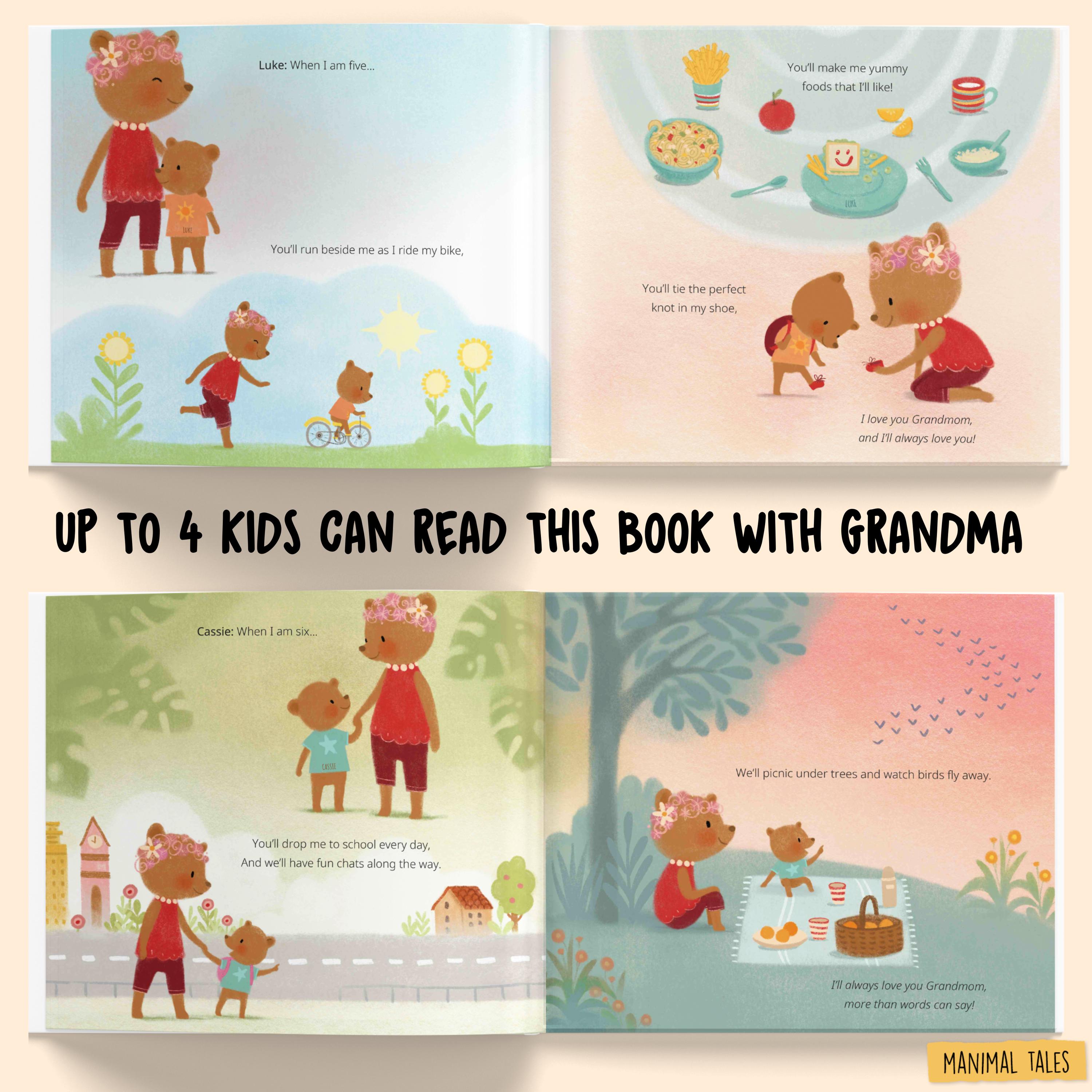 Personalized Book - Grandma & Us, Personalized Book, Personalised Gift ...