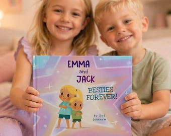 Personalized Sibling Book for Brother & Sister - Custom Book, Gift for Siblings, Second Baby Gift, Customized Gift for Brother and Sister
