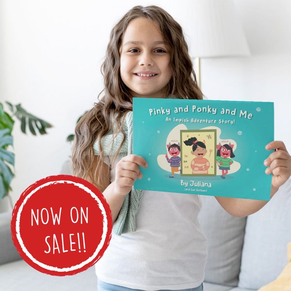 Personalized Book - Pinky and Ponky and Me | Fun Personalized Book filled with Pranks! | Children's Gift | Personalised Gift for Ages 4 - 8