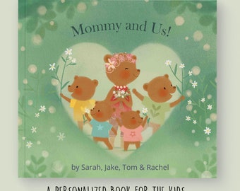 Livre personnalisé pour la Fête des Mères - Maman et nous | Cadeau pour maman, maman, cadeau de fête des mères, pour maman, maman, livre personnalisé pour maman, livre de contes pour maman