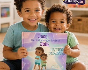 Personalized Book for Siblings - Me & My Younger Sibling, Personalized Gift, Custom Book, Gift from Older Brother/Sister to Younger | USA