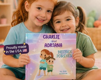 Personalized Book for 2 Sisters, Custom Storybook, Gift for Sisters, Big Sister Little Sister Book, Customized Kids Gift, Gift Idea | USA