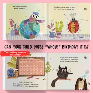 Personalized Birthday Book My Happy Birthday Book Kids Birthday Book Personalized Birthday Gift Personalised Book for Ages 1-9 image 4