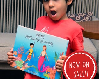 Personalized Children’s Book - My Underwater Adventure | Your Child Saves the Oceans | Mermaid Story |  Personalized Birthday Gift, Ages 5-9