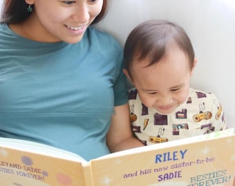 Personalized Book for New Sibling - Me and My Sibling To Be, Personalized Gift, Custom Book, Baby Shower Gift, New Brother/Sister/Baby Gift