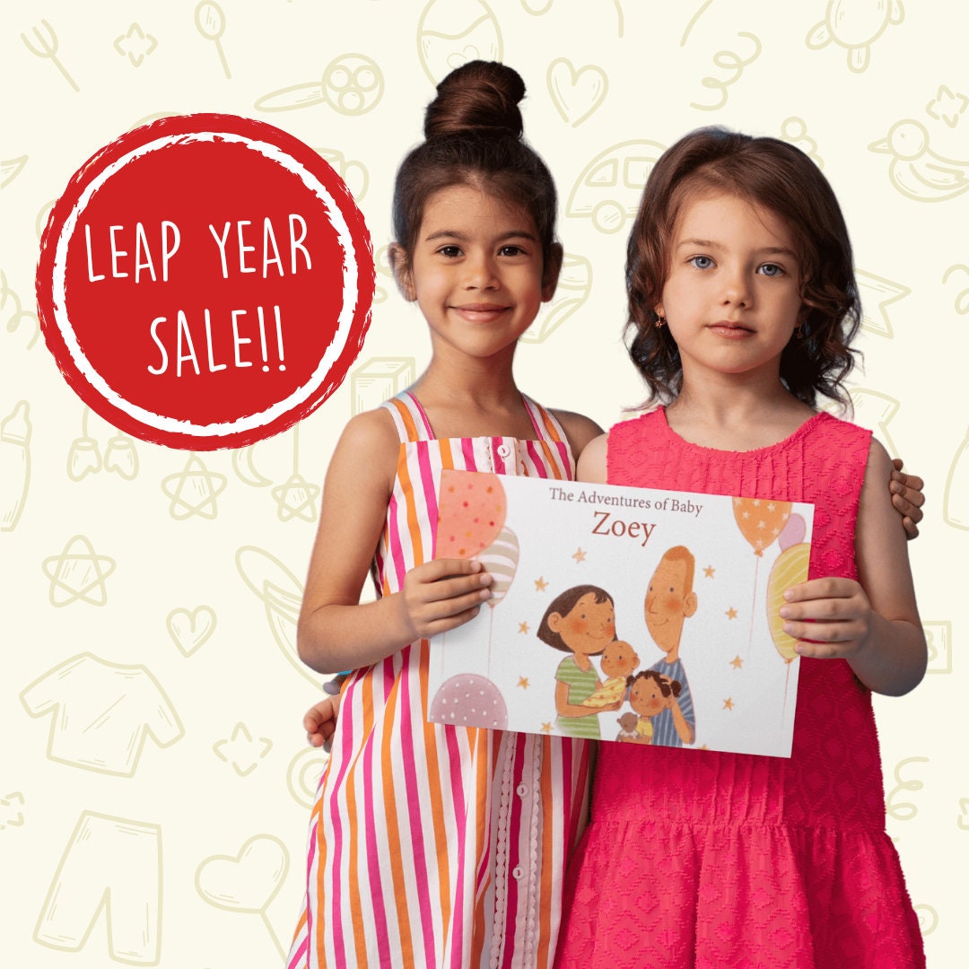 Personalized Baby Book Your Baby's Story sibling Version Second Baby