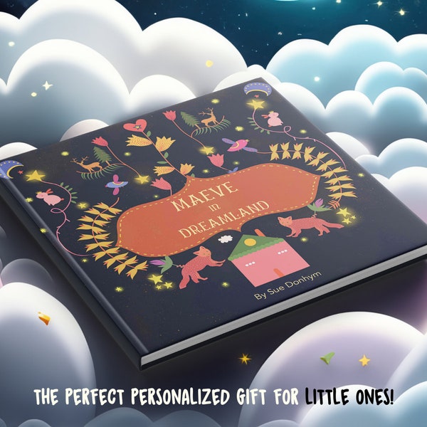 Personalized Baby Gift - I'm in Dreamland | Baby Bedtime Book | Baby Shower Gift | Christening Gift |  Personalised Children's Book Ages 0-3