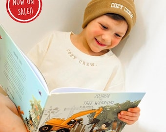 Personalized Climate Change Book for Kids, Custom Name Tree Warrior Forest Adventure, Environmental Earth Day Gift for Children Ages 5 to 10