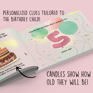 Personalized Birthday Book My Happy Birthday Book Kids Birthday Book Personalized Birthday Gift Personalised Book for Ages 1-9 image 2