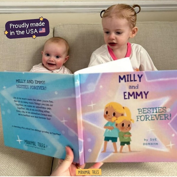 Personalized Book for Siblings: My Sibling & Me, Gift for Brothers/Sisters, Personalized Gift, Custom Book, Custom Gift, Grandkid Gift - USA