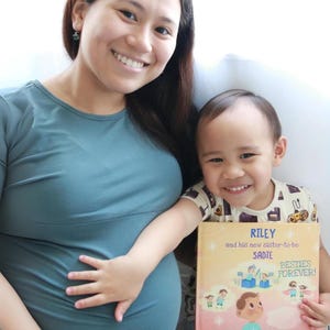 Personalized Book for First Child, New Brother/Sister, Baby Gift for Older Brother or Sister, Custom Book Gift, Baby Shower Gift New Parents