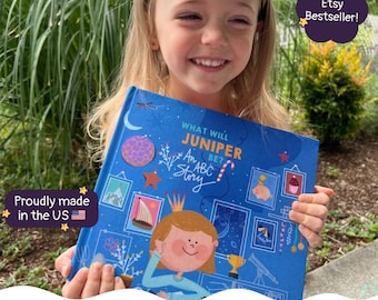 Personalized ABC Book for Kids | Custom Name Birthday Gift | Boys & Girls Ages 3-8 | Personalized Children's Book | What Will You Be? USA