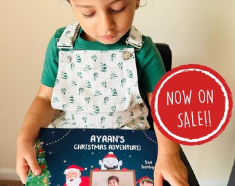 Personalized Christmas Book - Your Child's Christmas Adventure | Gift for Kids | Personalised Stocking Stuffer | Xmas Present Idea