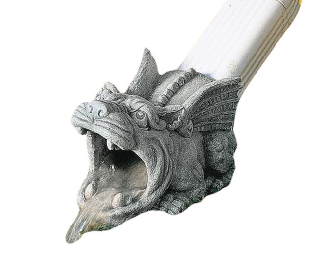 Gargoyle Downspout functional original is From the Notre Dame Cathedral