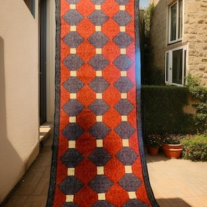 Handwoven Wool Jute Dhurrie Rug: Traditional Indian Kilim Rug
