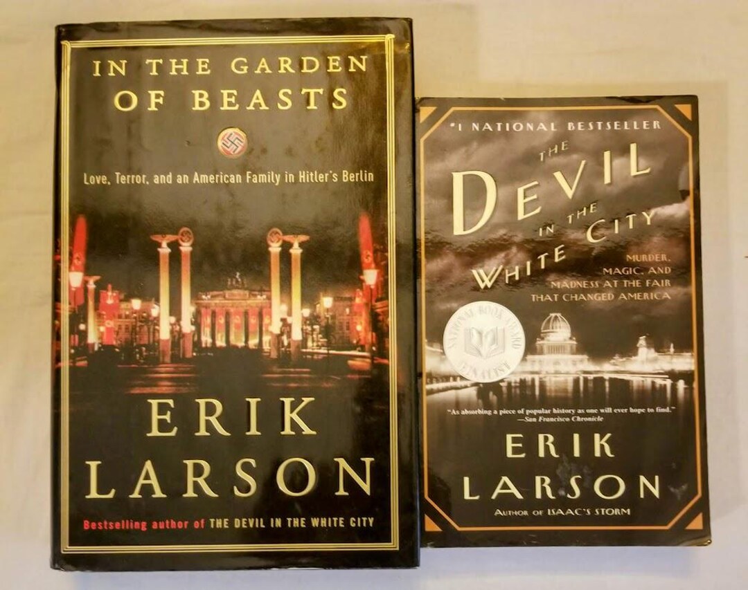 Erik Larson .99 Ea. Books Pre-owned - General Fiction, Historical - Etsy