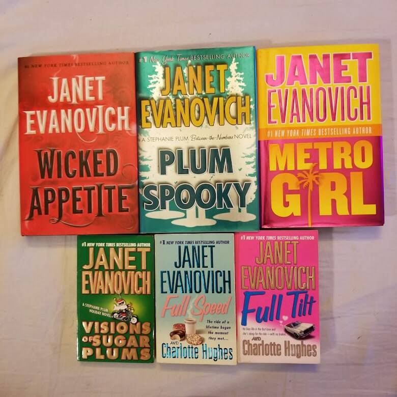 Janet Evanovich 1.49 Ea. Books Pre-owned Mystery, Romantic Suspense - Etsy